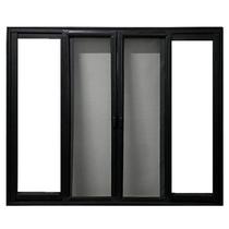 Janela Vitro 4 Folhas Tela Mosquiteira Linha 25 Alum. Preto 100x200 Janela Vitro 4 Folhas Tela Mosquiteira Linha 25 Alum. Preto 100x200