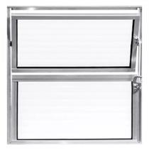 Janela Vitrô Basculante Janellot Alumínio Vidro Boreal 40x40cm Cor Brilhante Janela Vitrô Basculante Janellot Alumínio Vidro Boreal 40x40cm Cor Brilhante