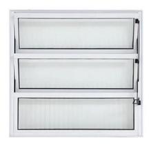 Janela Vitrô Basculante Janellot Alumínio Vidro Boreal 60x80cm Cor Branco