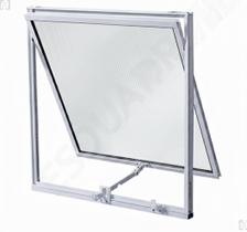 Janela Vitro Canelado Maxim-Ar 40x40 Alumínio Banheiro Janela Vitro Canelado Maxim-Ar 40x40 Alumínio Banheiro