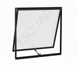 Janela Vitro Canelado Maxim-Ar 40x50 Preto Banheiro Janela Vitro Canelado Maxim-Ar 40x50 Preto Banheiro