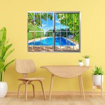 Janela Vitrô de Alumínio 2 Folhas 100 X 100cm Linha Modular com Grade
