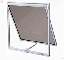 Janela Vitro Fumê Maxim-Ar 40x50 Alumínio Banheiro Janela Vitro Fumê Maxim-Ar 40x50 Alumínio Banheiro
