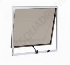 Janela Vitro Fumê Maxim-Ar 40x50 Branco Banheiro Janela Vitro Fumê Maxim-Ar 40x50 Branco Banheiro
