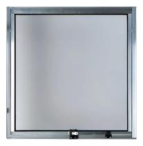 Janela Vitro Maxim ar 0,60x0,60 Alumínio Brilhante