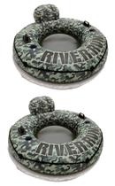 Jangada inflável com tubo flutuante Intex Camo River Run I (pacote com 2) Jangada inflável com tubo flutuante Intex Camo River Run I (pacote com 2)