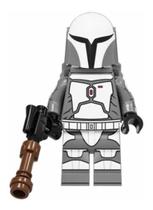 Jango Fett Mandalorian Star Wars Boneco Blocos De Montar