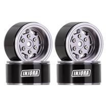 Jantes de roda INJORA 1.0 Beadlock de alumínio de 8 raios para 1/18 TRX4M Jantes de roda INJORA 1.0 Beadlock de alumínio de 8 raios para 1/18 TRX4M