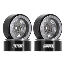 Jantes de roda INJORA 1.0 Plus em alumínio para esteira RC 1/24 1/18 Jantes de roda INJORA 1.0 Plus em alumínio para esteira RC 1/24 1/18