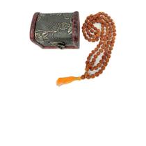 Japa Mala Com 108 Contas Rudraksha Hindu + Caixinha P