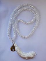 Japamala 108 contas de cristais pingente hoponopono - Despertararts Japamala 108 contas de cristais pingente hoponopono - Despertararts