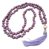 Japamala 108 Contas De Sementes De Açai Cor Lilás Hooponopono Japamala 108 Contas De Sementes De Açai Cor Lilás Hooponopono