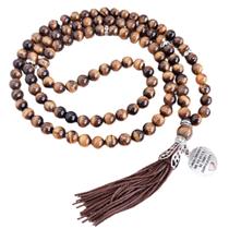 Japamala 108 Contas Em Pedras Naturais Olho De Tigre Japamala 108 Contas Em Pedras Naturais Olho De Tigre