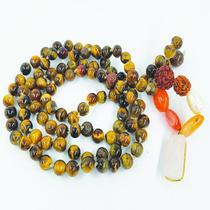 Japamala Cristal Olho De Tigre 108 Conta