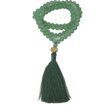 Japamala Quartzo Verde 108 Contas Meditação - Plat1