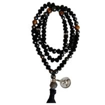 Japamala Rosario Pedras Naturais Hematita E Olho De Tigre