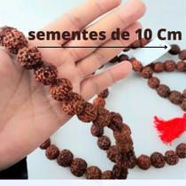 Japamala Rudraksha 108 Contas 10mm - Loja da Índia