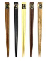 JapanBargain, Pauzinhos de Madeira Reutilizáveis Japonês Madeira Chinesa Chop Sticks Hair Sticks 5 Par Gift Set Dishwasher Safe, 9 inch (1, Multicolor)