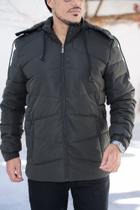 Japona masculina forrada preta