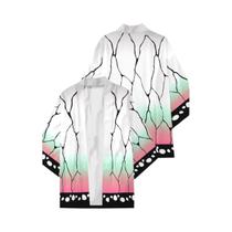 Japonês Ukiyo-e Estilo Borboleta Padrão Quimono Feminino Moda Clássico Cardigan Masculino