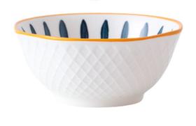 Japonesa Estilo Tigela 5 Polegadas Cerâmica Arroz Tigela Azul e Branco Vintage Home Breakfast Bowl 350ml Acessórios de Cozinha Tigelas