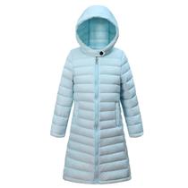 Jaqueta acolchoada de inverno com capuz para crianças de 6 a 7 anos