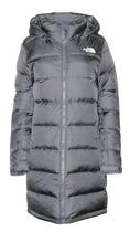 Jaqueta acolchoada feminina The North Face Metro III Parka Down Winter com capuz (EUA, Alpha, GG, normal, normal, cinza vanadis)