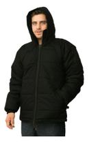Jaqueta Acolchoada Masculina Capuz Removível Inverno Plus Size Tamanhos 48 a 60 Jaqueta Acolchoada Masculina Capuz Removível Inverno Plus Size Tamanhos 48 a 60