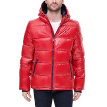 Jaqueta acolchoada Tommy Hilfiger New Pearlized Red para homens