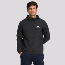 Jaqueta Adidas Corta-Vento Run Essentials Preta Jaqueta Adidas Corta-Vento Run Essentials Preta