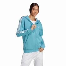 Jaqueta Adidas Essencials 3 Feminina Azul