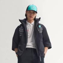 Jaqueta Adidas Mercedes AMG Petronas Eng Preta Jaqueta Adidas Mercedes AMG Petronas Eng Preta