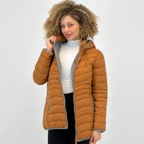 Jaqueta Alpelo Nylon Longa com Capuz Feminina Jaqueta Alpelo Nylon Longa com Capuz Feminina