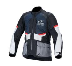 Jaqueta alpinestars andes air drystar azul escuro preto cinza gelo 2xl