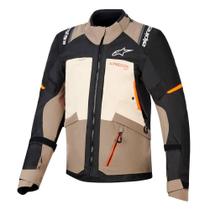 Jaqueta Alpinestars Andes V4 Drystar Cinza Bege e Preto Jaqueta Alpinestars Andes V4 Drystar Cinza Bege e Preto