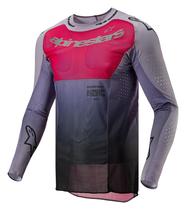 Jaqueta Alpinestars Supertech Dade - Tamanho M - Cores Iron/Red Berry