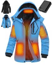 Jaqueta aquecida Wulcea Waterproof Ski Snow para mulheres 2024