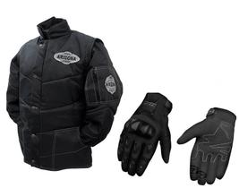 Jaqueta Arizona Racing Refletiva Preto Luva X11 Blackout Frio Proteção Motoboy Delivery