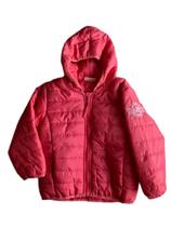 Jaqueta bebê fem R-255503 tam 03T com capuz matelada Vrasalon cor rosa