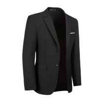 Jaqueta Blazer Fxzpiodi casual Slim Fit preta para homens