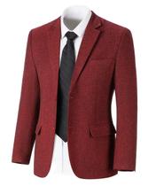 Jaqueta Blazer Herringbone Tweed Wool Blend para homens Jaqueta Blazer Herringbone Tweed Wool Blend para homens