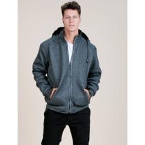 Jaqueta Blusa De Frio Moletom Forrado Com Fone de Ouvido e Capuz Removivel Jaqueta Blusa De Frio Moletom Forrado Com Fone de Ouvido e Capuz Removivel