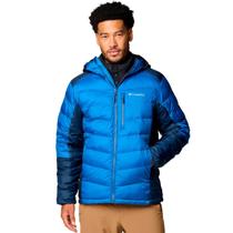 Jaqueta Blusa G Columbia com Capuz Poliéster Masculina Azul Escuro
