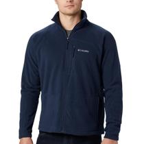 Jaqueta Blusa P Fleece Columbia Azul Masculina Gola Alta