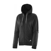 Jaqueta Blusa Salomon Fz Hoodie II Feminina Preto