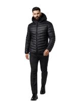 Jaqueta Bobojaco Acochoada Masculina Com Capuz Removível Jaqueta Bobojaco Acochoada Masculina Com Capuz Removível
