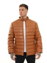 Jaqueta Bobojaco Bomber de Couro Masculina