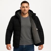 Jaqueta Bobojaco Casaco Forrado Peluciado Frio Inverno Impermeável Jaqueta Bobojaco Casaco Forrado Peluciado Frio Inverno Impermeável