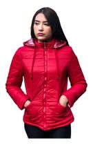 Jaqueta Bobojaco Feminina Corta Vento Moto Nylon Puffer Frio Metalizada Brilho Tendencia Metalasse Blogueira Inverno