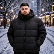 Jaqueta Bobojaco Plus Size Masculina Impermeável Capuz Removível Blusa De Frio Grande Do G1 Ao G5 Jaqueta Bobojaco Plus Size Masculina Impermeável Capuz Removível Blusa De Frio Grande Do G1 Ao G5